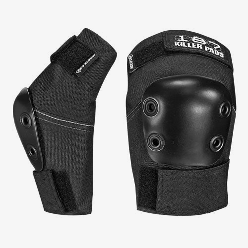 187 Killer Pads Pro Elbow Protection for Skateboarding, BMX, and Roller Derby