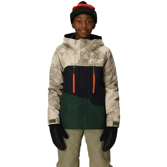 686 Geo Insulated Boys Snow Jacket: Youth Evolution System, Waterproof, Warm, Durable